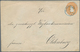 01230 Oldenburg - Ganzsachen: 1862/64: Ganzsachen-Ausschnitt ½ Gr. Orange, Achteckig Geschnitten, Als Einz - Oldenburg