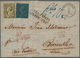 01241 Sachsen - Marken Und Briefe: 1863, Faltbrief Nach Beiruth, Syrien, Freigemacht Mit 1855 Johann I 2 N - Sachsen