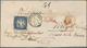 01247 Württemberg - Marken Und Briefe: 1859, Einzelfrankatur 18 Kr. Dunkelblau Ohne Seidenfaden Mit Platte - Other & Unclassified