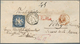 01247 Württemberg - Marken Und Briefe: 1859, Einzelfrankatur 18 Kr. Dunkelblau Ohne Seidenfaden Mit Platte - Andere & Zonder Classificatie