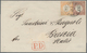 01262 Deutsches Reich - Brustschild: 1872, ½ Gr. Großer Schild Orange Und 2½ Gr. Braun Großer Schild Zusam - Ongebruikt