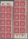 01274 Deutsches Reich - Weimar: 1924. Flugpost Holztaube (IV): 20 Komplette, Postfrische Sätze, In Einheit - Unused Stamps