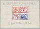 01277 Deutsches Reich - 3. Reich: 1936, Olympische Spiele-Block Mit 8 Pf Bis 25 Pf Mit VERZÄHNUNG Und Leic - Ungebraucht