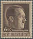 01278 Deutsches Reich - 3. Reich: 1938, 6 +19 Pfg. Reichsparteitag, Gezähnter Probedruck In Der Farbe SCHW - Neufs