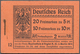 01280 Deutsches Reich - Markenheftchen: 1913, Germania-Markenheftchen Zu 2 Mark, Friedensdruck, Drei Versc - Carnets