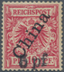 01283 Deutsche Post In China: 1900, 5 Pf Auf 10 Pf Krone/Adler, Sogenannte Futschau Ausgabe Mit Steilem Au - China (kantoren)