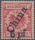 01283 Deutsche Post In China: 1900, 5 Pf Auf 10 Pf Krone/Adler, Sogenannte Futschau Ausgabe Mit Steilem Au - Chine (bureaux)
