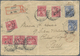 01285 Deutsche Post In China: 1901, Petschili Mischfrakatur 10 Pf Germania Und 20 Pf Germania Auf Rekomman - China (offices)