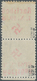 01325 Sudetenland - Karlsbad: 1938, Freimarken 50 H. Mit Dunkelrosa Aufdruck Im Senkrechten Paar, Dabei Au - Sudetenland
