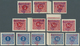 01332 Sudetenland - Karlsbad: 1938, Portomarken 5 H Bis 20 Kc Mit Echten Handstempelaufdrucken, Teils Vom - Sudetenland