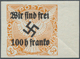 01378 Sudetenland - Rumburg: 1938, 50 H Orange Zeitungsmarke Mit Aufdruck ''Wir Sind Frei! 100 H Franko'' Un - Sudetenland