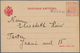 01432 Estland: 1918, 5 K Pale Red Tied By VERY RARE Provisional "ELVA" Single Line Postmark On Postcard To - Estonie