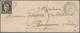 01441 Frankreich: 1850, 20 C Black On Yellowish, Large Margins, Tied By Black Diamond Grill, Along With Do - Gebraucht