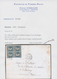 01457 Frankreich: 1852, 25 C Blue, Block Of Four, Tied By Rhombus Of Dots "HS" Cancellation, On Cover From - Gebruikt