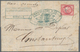 01482 Frankreich: 1873, Ceres 80c. Rose On Lettersheet (some Ageing Marks - Irrelevant) From Marseille To - Gebraucht