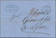 01497 Griechenland: 1869: Stampless Folded Letter With Full Content From Athens To Lyon, Transported On Pa - Briefe U. Dokumente