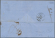 01497 Griechenland: 1869: Stampless Folded Letter With Full Content From Athens To Lyon, Transported On Pa - Brieven En Documenten