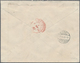 01513 Britische Post In China: 1918/20, Two Registered Merian-covers: KGV 1 C., 2 C., 4 C., 6 C. 8 C., 10 - Other & Unclassified