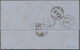 01551 Norwegen: 1865 (20 Oct), Folded Letter Franked With 3sk Oscar I And 4sk + 8sk Pair Arms 1863 Issue, - Ungebraucht