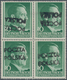 01573 Polen - Lokalausgaben 1944/45: 1945 KONSKIE: 10 Groszy Green With Hand Overprint "POCZTA POLSKA", Bl - Autres & Non Classés