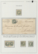 01581 Portugal: 1853: 50 Rs. Single Mint , Two Userd Stamps And A Fragment With Two 50 Rs Stamps; Also A L - Brieven En Documenten