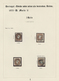 01586 Portugal: 1853/1864, Specialised Exhibit Collection Of Embossed First Issues On Apprx. 70 Album Page - Lettres & Documents