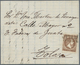 01660 Spanien: 1875, Carlist Issue 1 R. Brown Tied "ESTELLA" To Entire Folded Letter Dated Estella 12 Mayo - Gebraucht