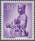 01693 Spanien: 1954, Marian Year, 30c. Violet, Colour Variety, Unmounted Mint, Certificate Graus. Edifil 1 - Oblitérés