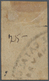 01697 Spanien - Carlistische Post: 1874, TRES CUARTOS Blue, Marginal Copy From The Upper Left Corner Of Th - Carlistes