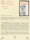 01698 Spanien - Carlistische Post: 1874, TRES CUARTOS Blue, Marginal Copy From The Upper Right Corner Of T - Carlists
