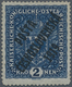 01712 Tschechoslowakei: 1919, "Posta Ceskoslovensko" Overprints, 2kr. Dark Ultramarine, Type I, Size 25:30 - Lettres & Documents