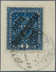 01713 Tschechoslowakei: 1919, "Kronenwerte In Bildgröße" 2 Kr. Violettultramarin, Perfekt Zentriert Auf We - Briefe U. Dokumente