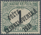 01717 Tschechoslowakei: 1919, "Posta Ceskoslovensko" Overprints, 1f. Green/black With Rare Watermark "Py", - Briefe U. Dokumente