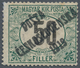 01718 Tschechoslowakei: 1919, "Posta Ceskoslovenska" Overprints, 50f. Green/black With Better Watermark, M - Briefe U. Dokumente