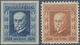 01721 Tschechoslowakei: 1923, 5th Anniversary Of Republic 200h.+200h. "Masaryk", Two Proofs In Issued Desi - Covers & Documents