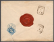 01735 Ungarn - Stempel: 1867: "KIS-KOMAROM 26/9/67", Blauer Einkreisstempel! Bei Müller (5661a) Und Ryan ( - Postmark Collection