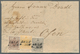 01801 Österreich: 1850, 1 Kr Orange, 2 Kr Silbergrau U. 6 Kr Braun, Je Handpapier, Als 3-Farben Frankatur - Unused Stamps