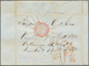 01818 Österreich: 1850/1851, TEILFRANKO, Zwei Faltbriefe Aus Einer Korrespondenz Von Wien Nach Rotterdam, - Unused Stamps