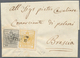 01908 Österreich - Lombardei Und Venetien - Stempel: 1850: MELEGNANO, SD (12 Punkte) 5 C Zitronengelb Und - Lombardije-Venetië