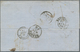 01923 Österreichische Post In Der Levante: 1874, 25 Kr Graulila, Handschriftlich übergehend Entwertet Mit - Oostenrijkse Levant