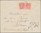 01932 Österreich - Stempel: 1886, 2 X 5 Kr Lilarot/schwarz, Entwertet Mit Italienischem Schiffspoststempel - Frankeermachines (EMA)