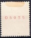 Schweiz Suisse 1939: RM MIT NUMMER O5035 LANDESAUSSTELLUNG Zu 230yR.01 Mi 346yR * MLH (Zu CHF 30.00 - 50%) - Coil Stamps