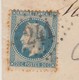 Delcampe - LETTRE. 28 JUIL 69. PARIS AUTEUIL GC 241. POUR NENNDORF ALLEMAGNE. CACHET ALLEMAND PER AACHEN. HANS MOSBACHER / 1 - 1849-1876: Periodo Classico