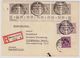 1946, 6er Streifen, Volle Rand-Inschrift, Portogerecht , #a745 - Cartas & Documentos