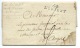 MP LORIENT POUR ANGERS  / CACHET ROUGE D'ARRIVEE ANGERS AU VERSO / 1809 - 1801-1848: Précurseurs XIX