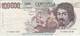 BILLETE DE ITALIA DE 100000 LIRAS DEL AÑO 1983 SERIE FF DE CARAVAGGIO (BANKNOTE-BANK NOTE) - 100000 Lire