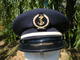 ANCIENNE CASQUETTE MARINE NATIONALE OFFICIER MARINIER Coiffe Bleue - Casques & Coiffures