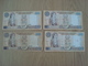 LOT DE 4 BILLETS  CENTRAL BANK OF CYPRUS ONE POUND - Chypre