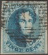 Belgique 1851 COB 7 X 2. 20 C. Bleu. Médaillon P90 Ostende - 2 Nuances - 1851-1857 Médaillons (6/8)