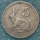 Zimbabwe 5 Cents, 1980 -2468 - Zimbabwe